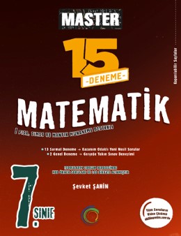 7. Sınıf Master 15 Matematik Denemesi