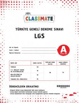 Lgs Türkiye Geneli Deneme Sınavı ( 6 - 7 Ocak )