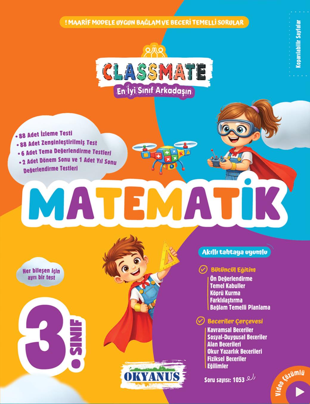 3. Sınıf Classmate Matematik Soru Bankası