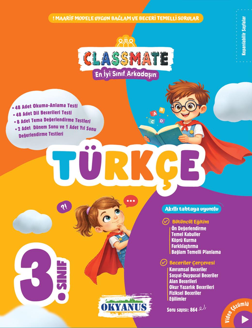 3. Sınıf Classmate Türkçe Soru Bankası