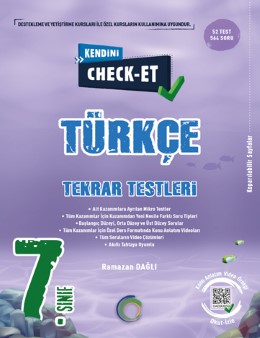 7. Sınıf Kendini Check - Et Türkçe Tekrar Testleri